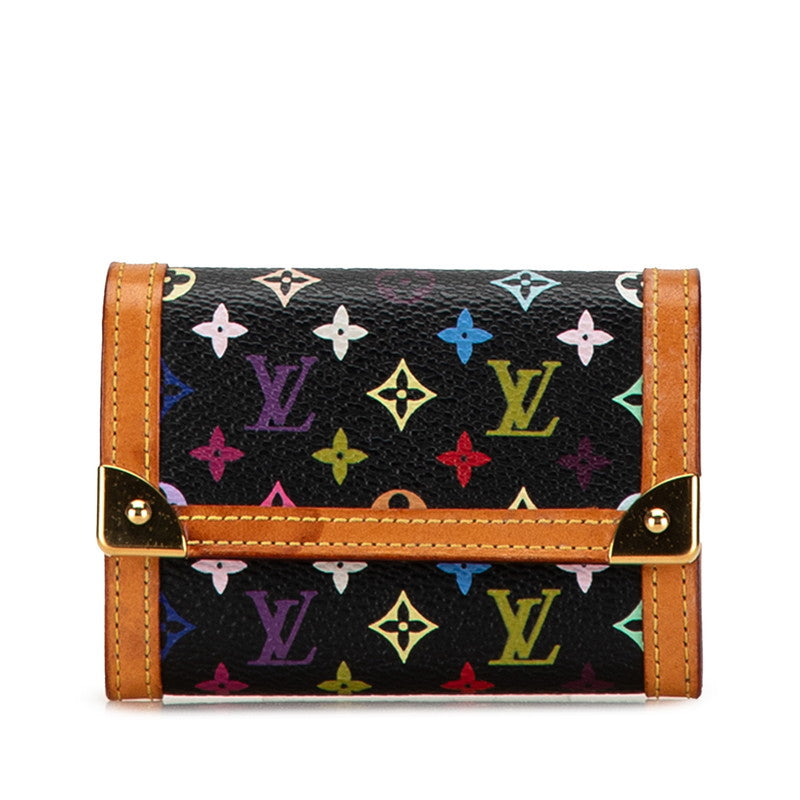 Louis Vuitton Monogram Multicolor Coin Case M92656 in Very Good Condition