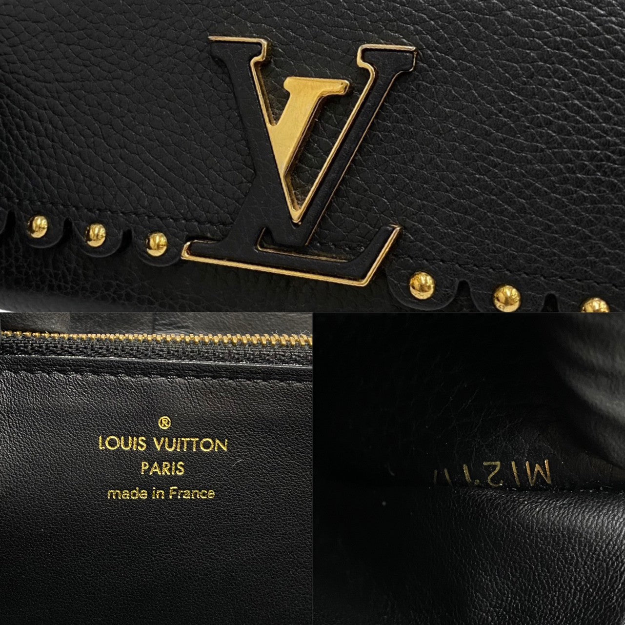 Louis Vuitton Portefeuille Capucines Wallet Leather Long Wallet M64102 in Good condition