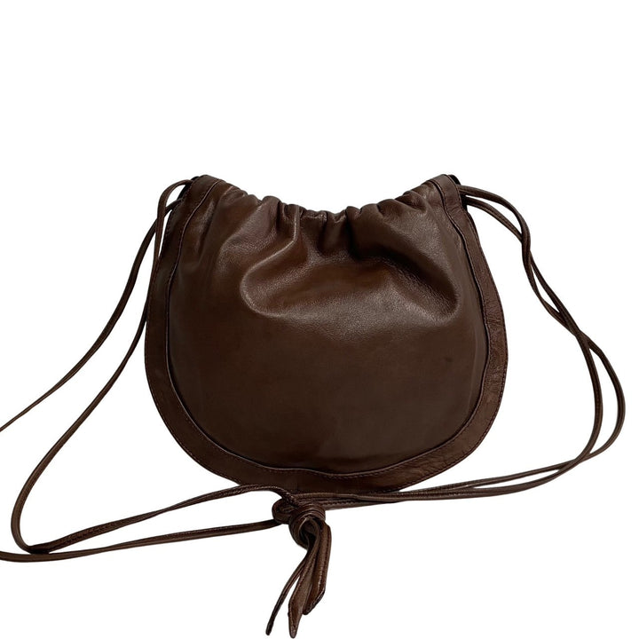 Loewe Leather Drawstring Crossbody Bag  Leather Crossbody Bag in Very Good Condition