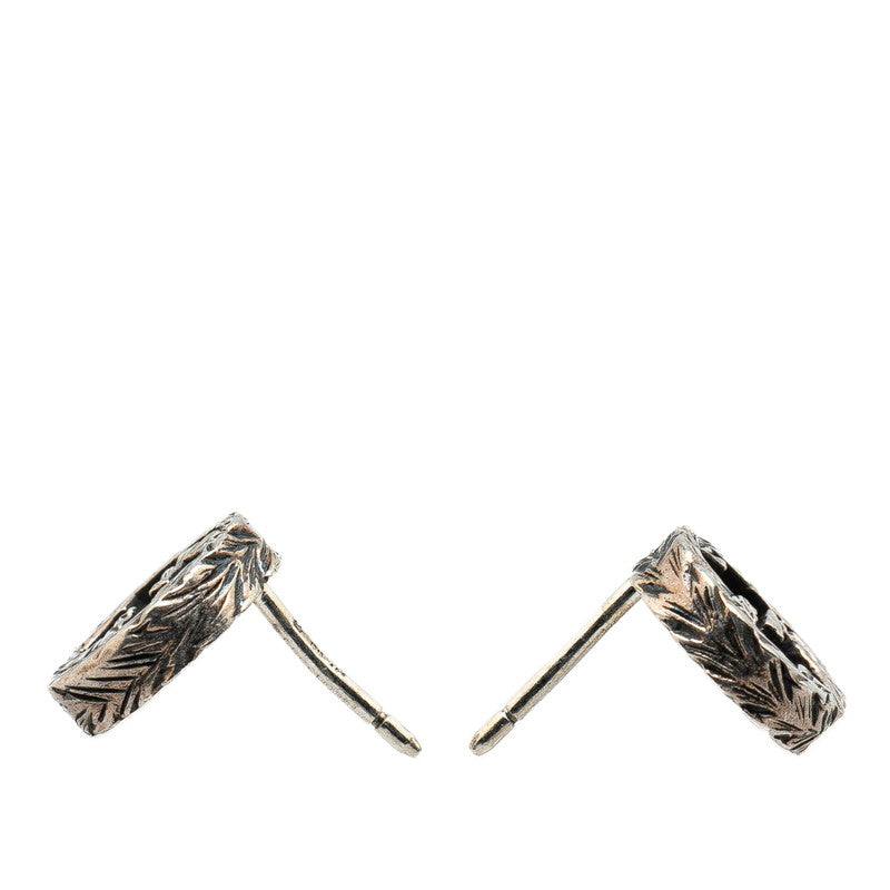 Gucci Interlocking G Silver Metal Earrings