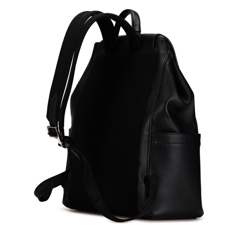 Dior Leather Saddle Backpack Black