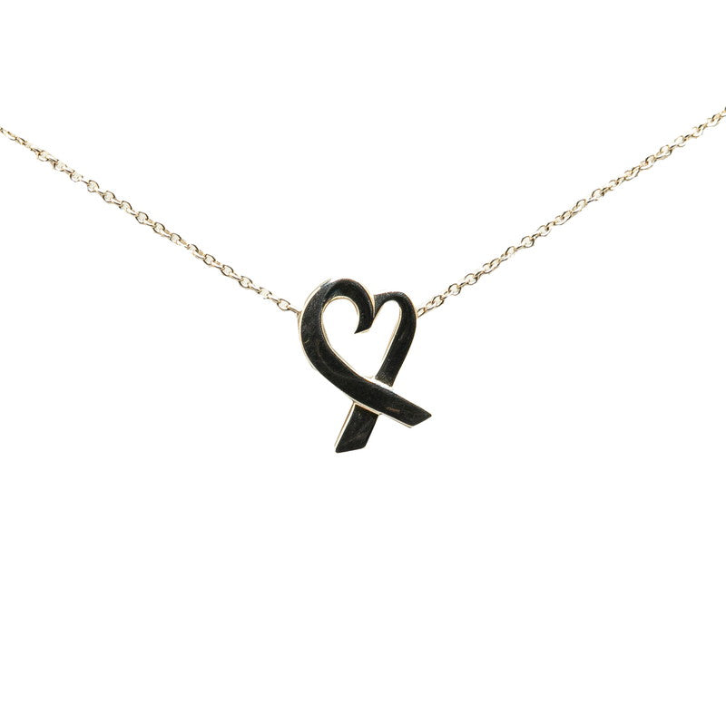 Tiffany & Co Loving Heart Necklace Silver