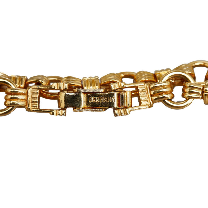 LANVIN Gold Plated Bracelet 19cm in Great Condition