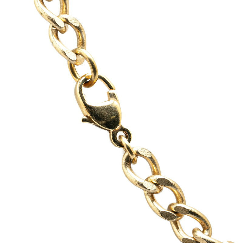 Chanel Vintage Coco Mark Necklace Gold