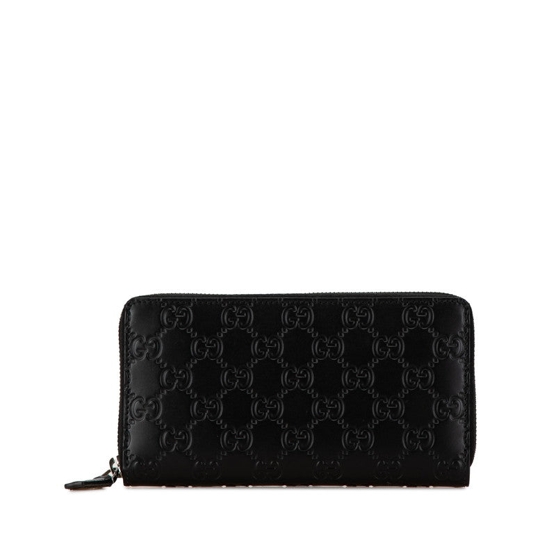 Gucci Leather Guccissima Zip-Around Long Wallet 307987