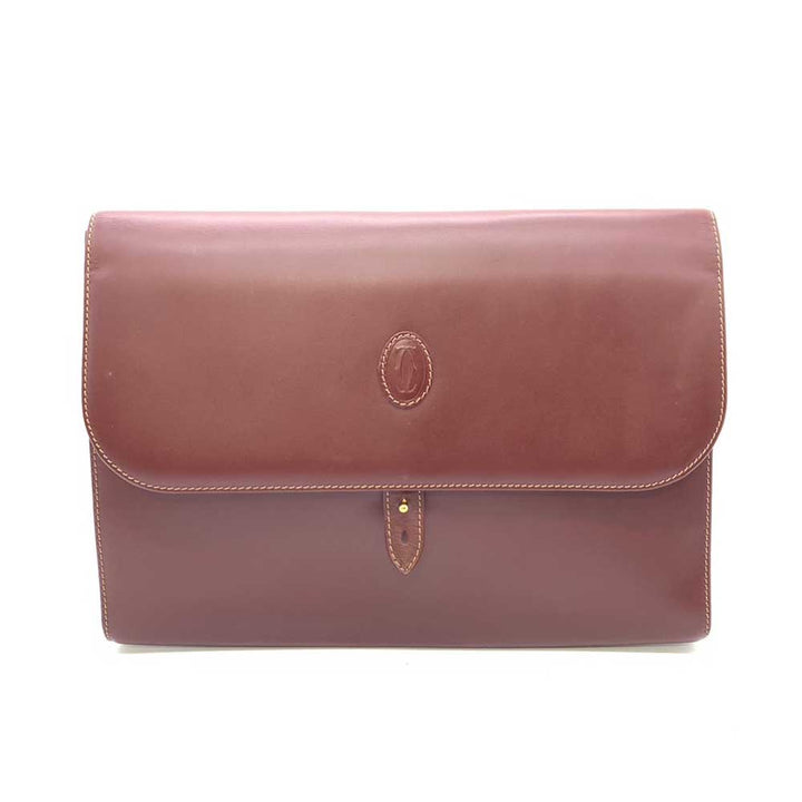 Cartier Leather Must Line Clutch Bag in Very Good Condition