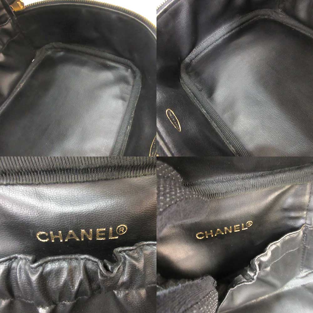 Chanel Caviar Vanity Bag Black A01997