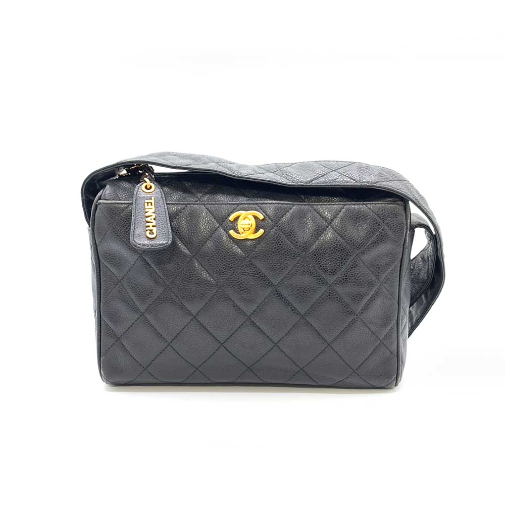 Chanel Caviar Skin Matelasse Shoulder Bag