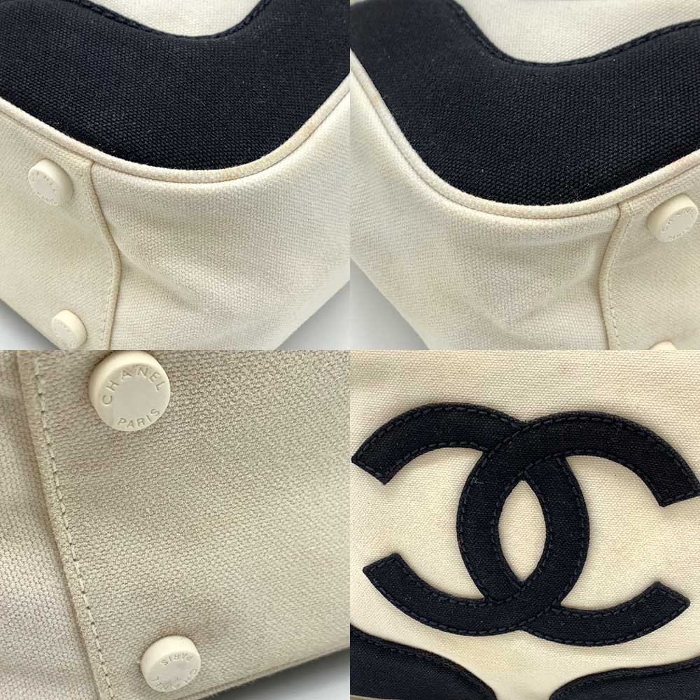 Chanel Canvas Marshmallow Tote Bag