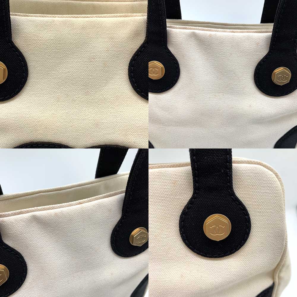 Chanel Canvas Marshmallow Tote Bag