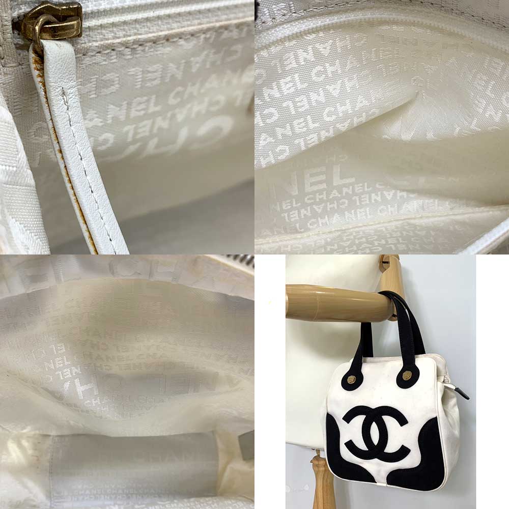 Chanel Canvas Marshmallow Tote Bag