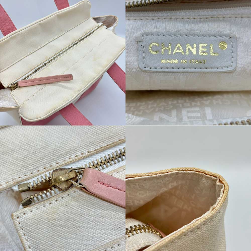 Chanel Canvas Marshmallow Tote Bag