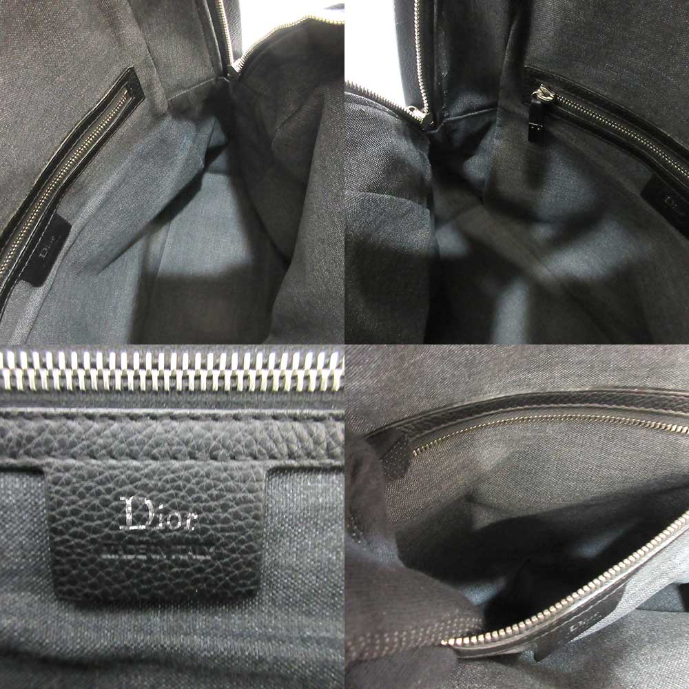 Dior Leather Backpack Dark Navy in Very Good Condition