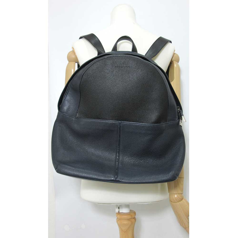 Dior Leather Backpack Dark Navy in Very Good Condition