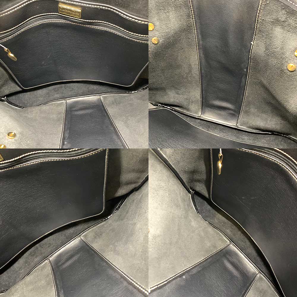 Dior Leather CD Logo Tote Bag