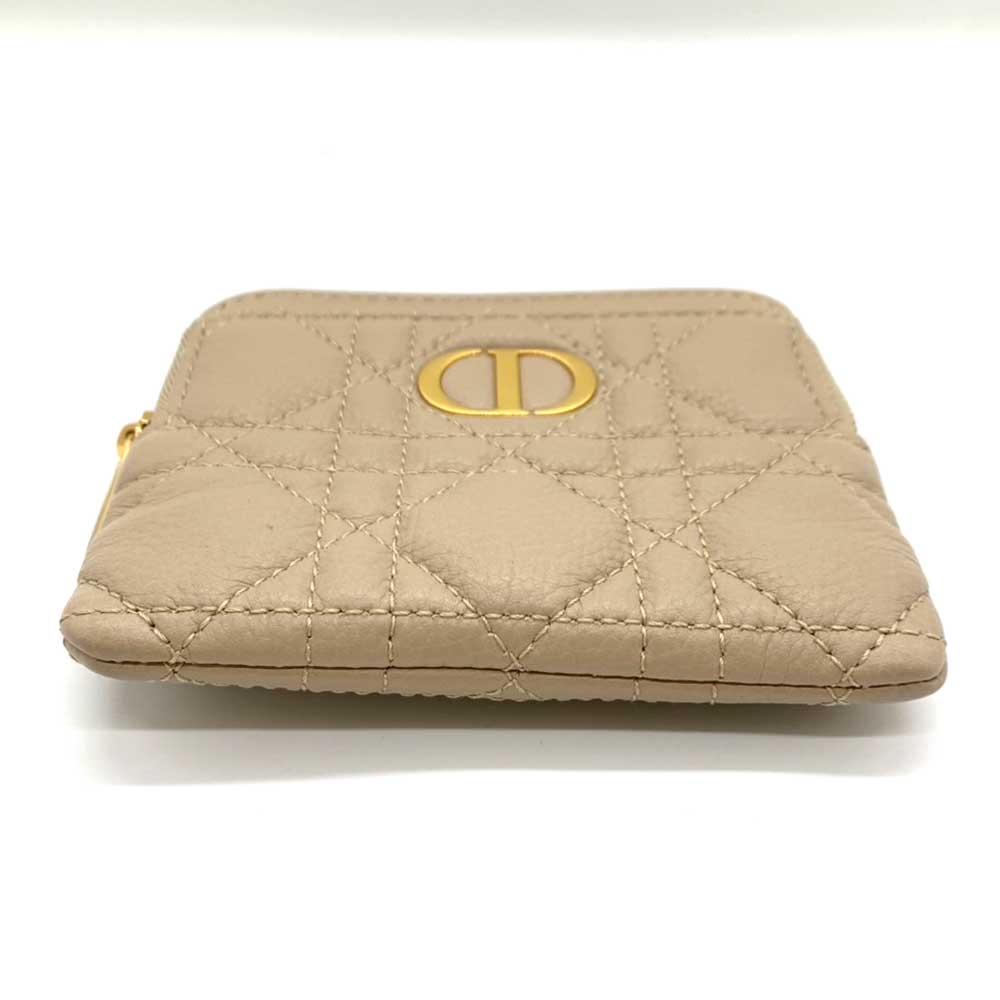 Dior Leather Lavender Coin Case Wallet