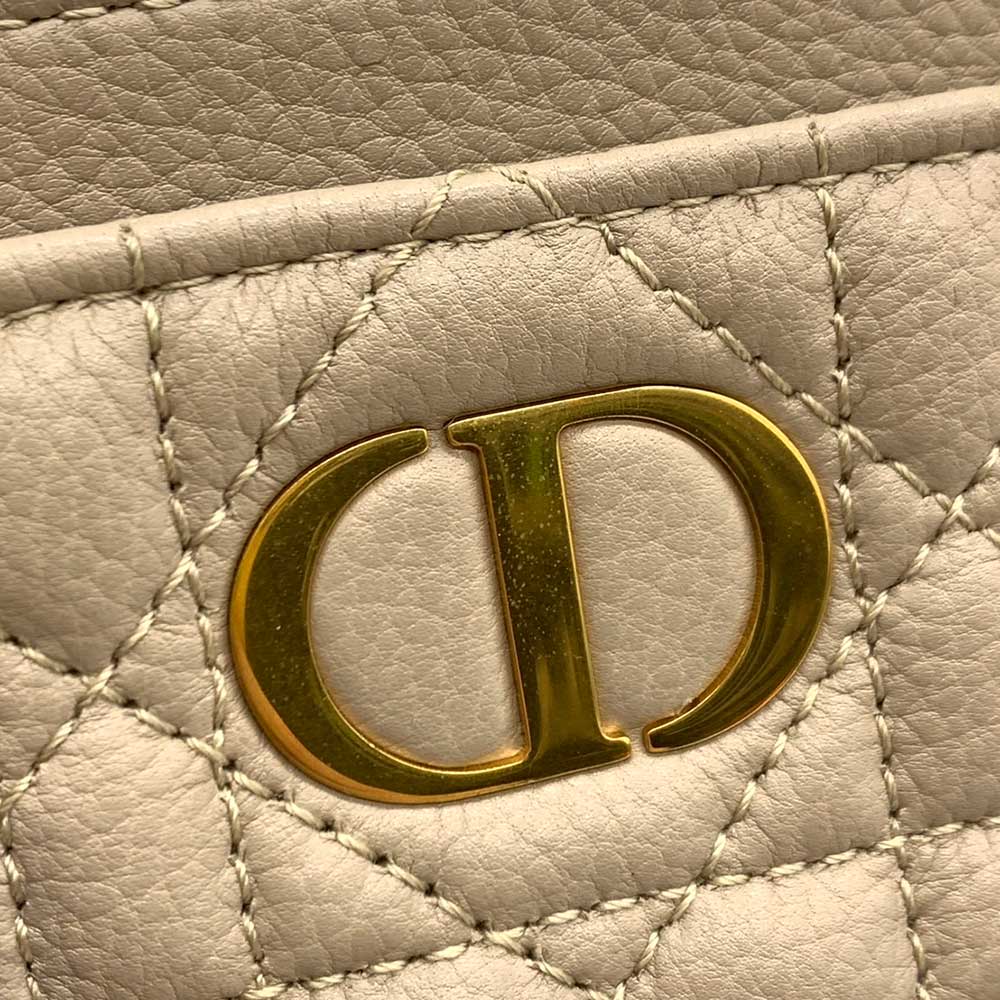 Dior Leather Lavender Coin Case Wallet