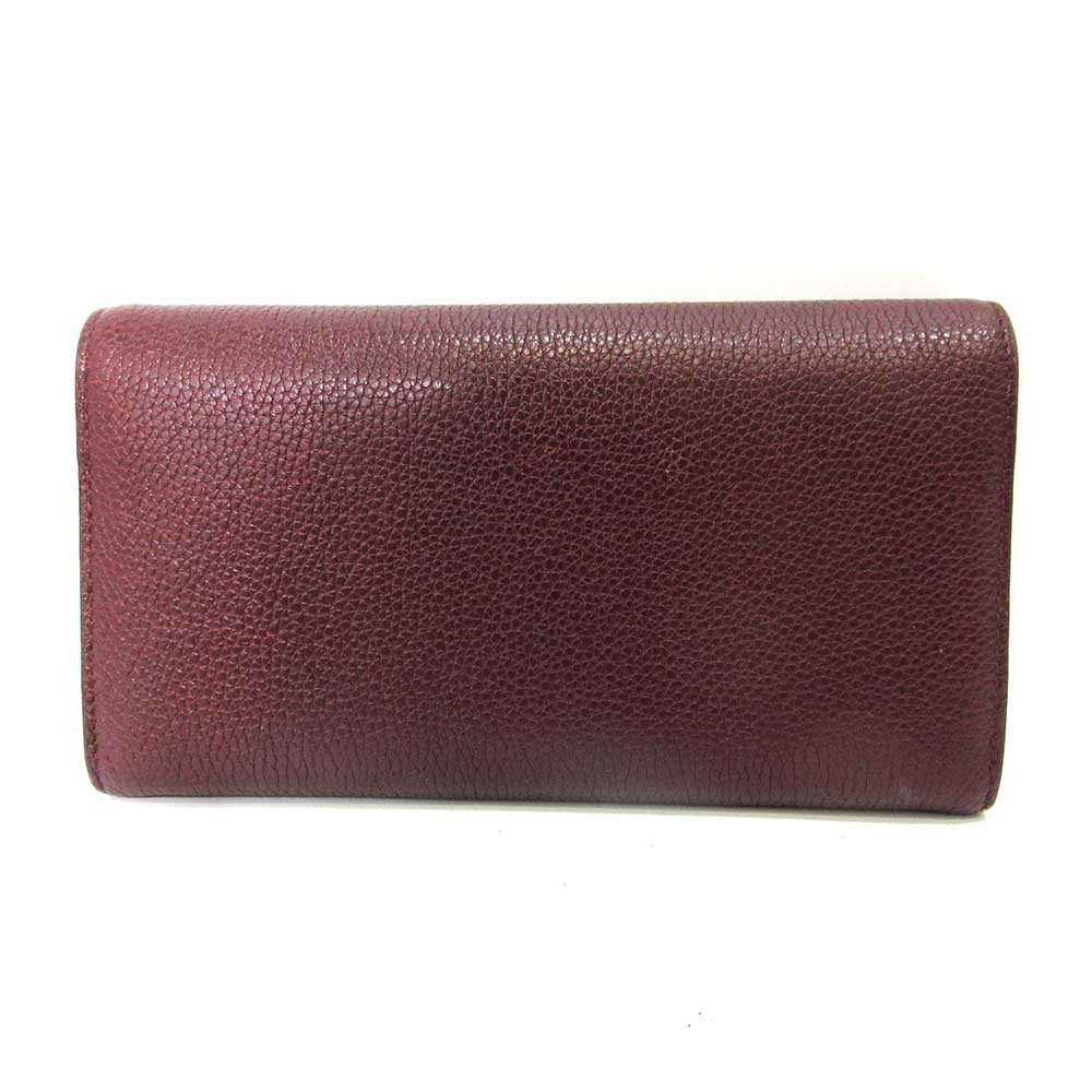 Gucci Zumi Leather Continental Wallet 573612