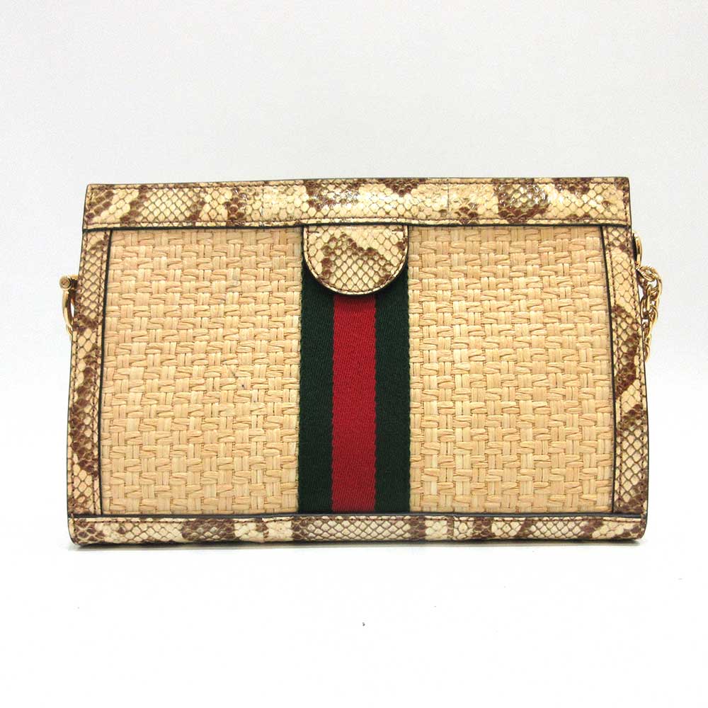 Gucci Ophidia GG Small Shoulder Bag Python