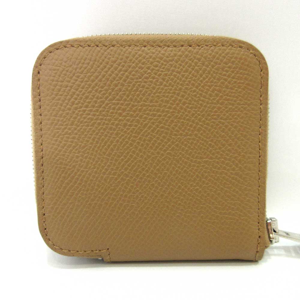 Hermes Azap Compact Mini Silk'in Wallet Brown