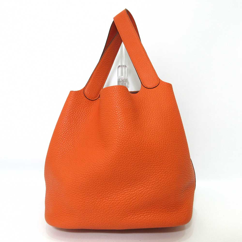 Hermes Picotin Lock GM Orange Tote Bag