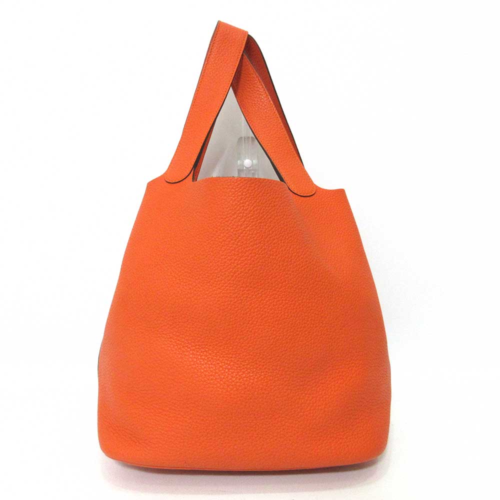 Hermes Picotin Lock GM Orange Tote Bag