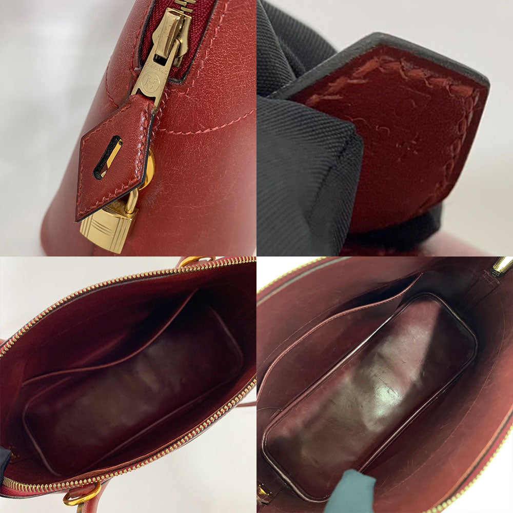 Hermes Bolide 31 Handbag Bordeaux Gold Hardware