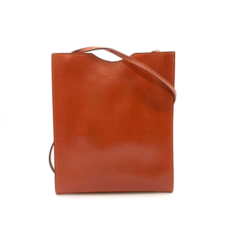 Hermes Brown Box Calf Leather Shoulder Bag