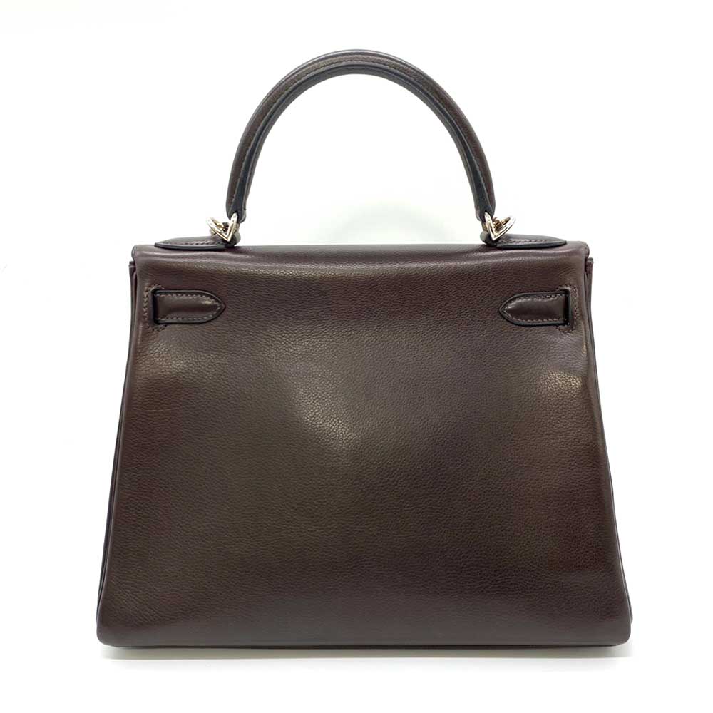 Hermes Kelly 28 Brown Leather Handbag