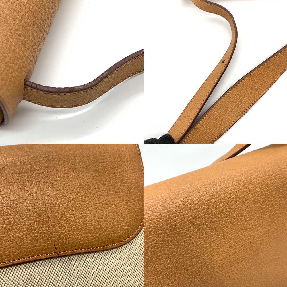 Hermes Sac Colorado PM Brown/Ivory Leather Shoulder Bag in Very Good Condition