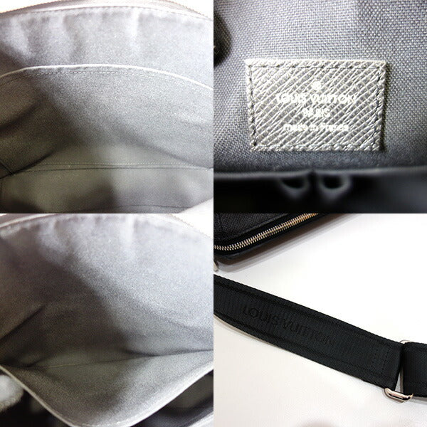 Louis Vuitton Taiga Grigori Messenger Bag Black