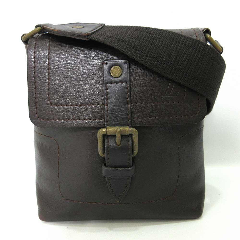 Louis Vuitton Yuma Shoulder Bag Brown Leather