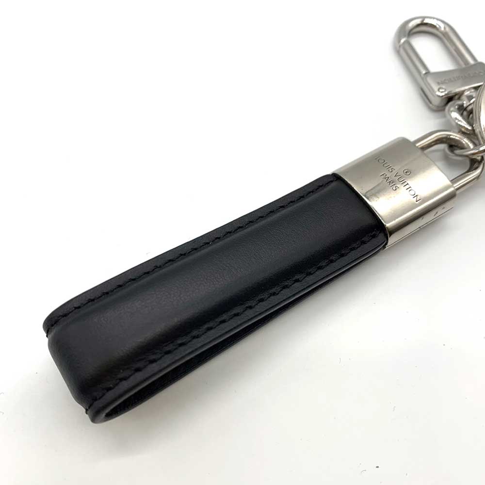 Louis Vuitton Metal Leather Key Holder LV Padlock M00745 in Very Good Condition