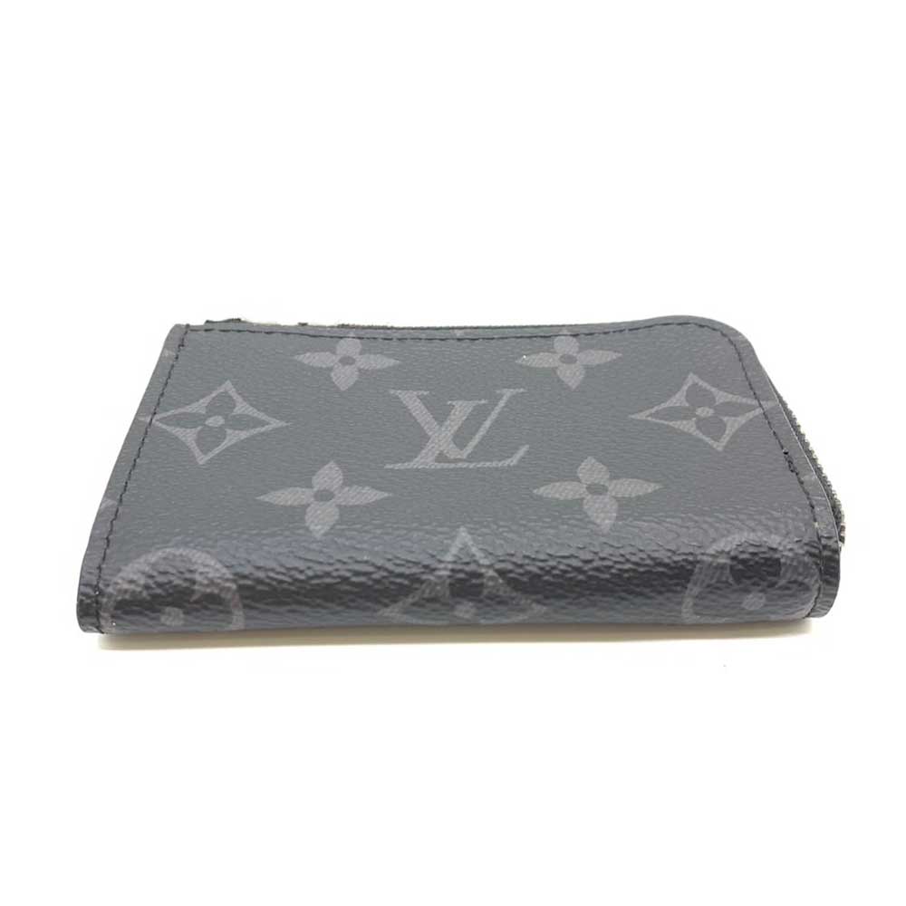 Louis Vuitton Monogram Eclipse Coin Case M63536