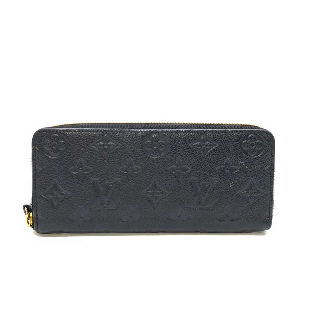 Louis Vuitton Monogram Empreinte Leather Clemence Wallet M60171 in Very Good Condition