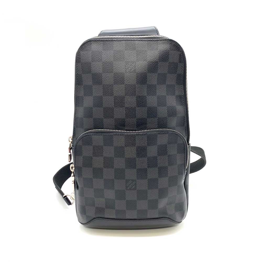 Louis Vuitton Damier Graphite Avenue Sling Bag N41719 in Very Good Condition