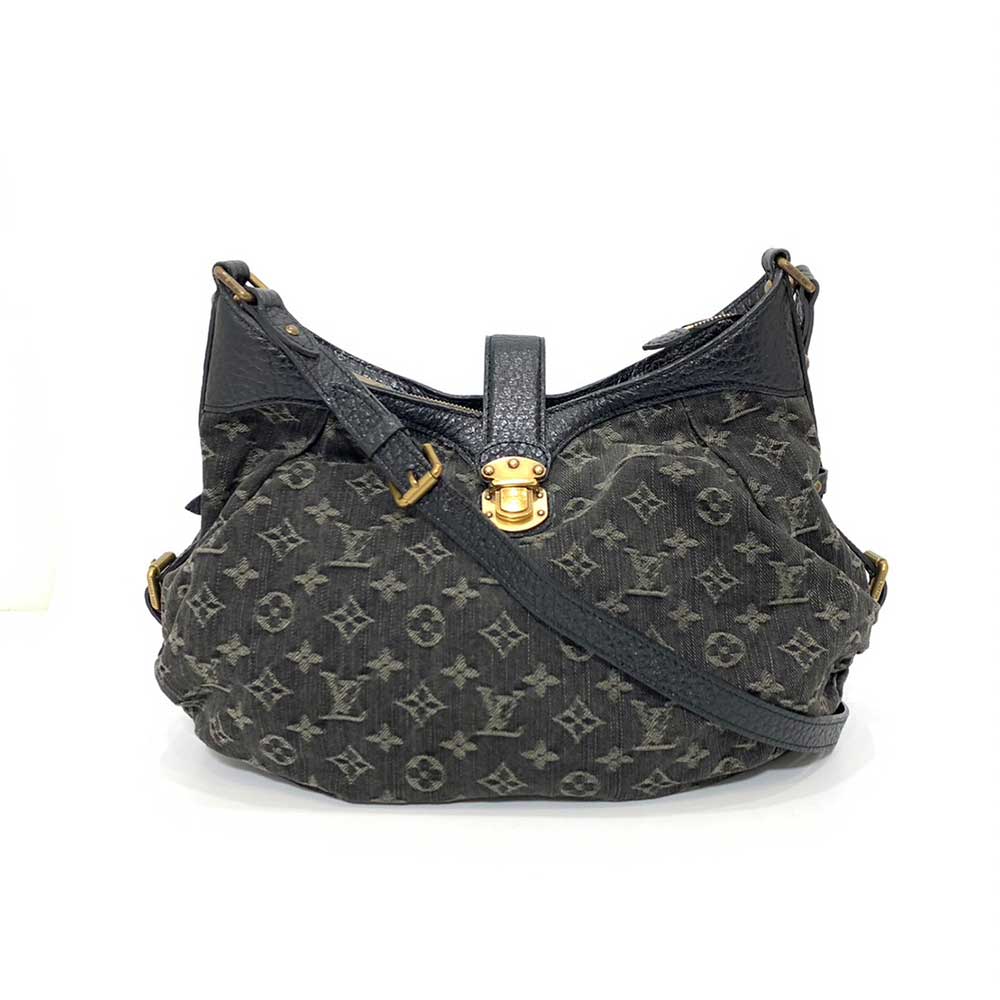 Louis Vuitton Monogram Denim XS Shoulder Bag M95608 in Very Good Condition