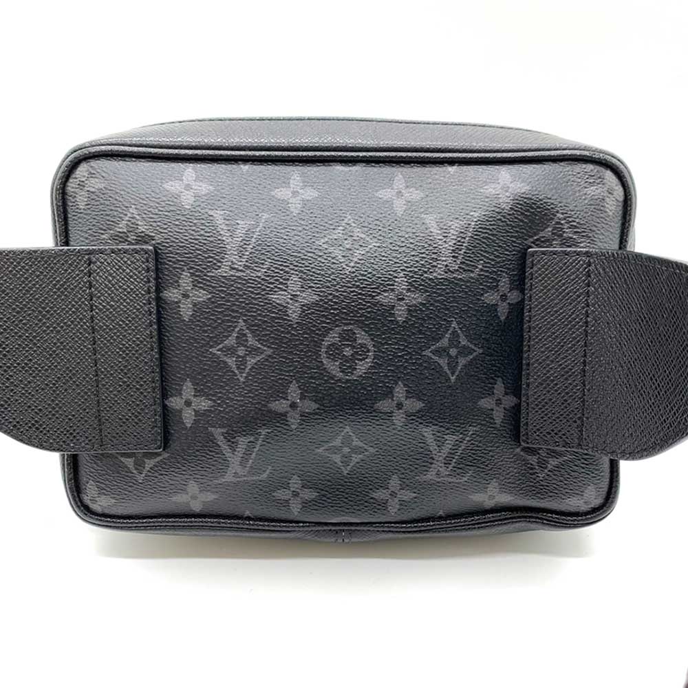 Louis Vuitton Outdoor Bum Bag Black PVC Leather