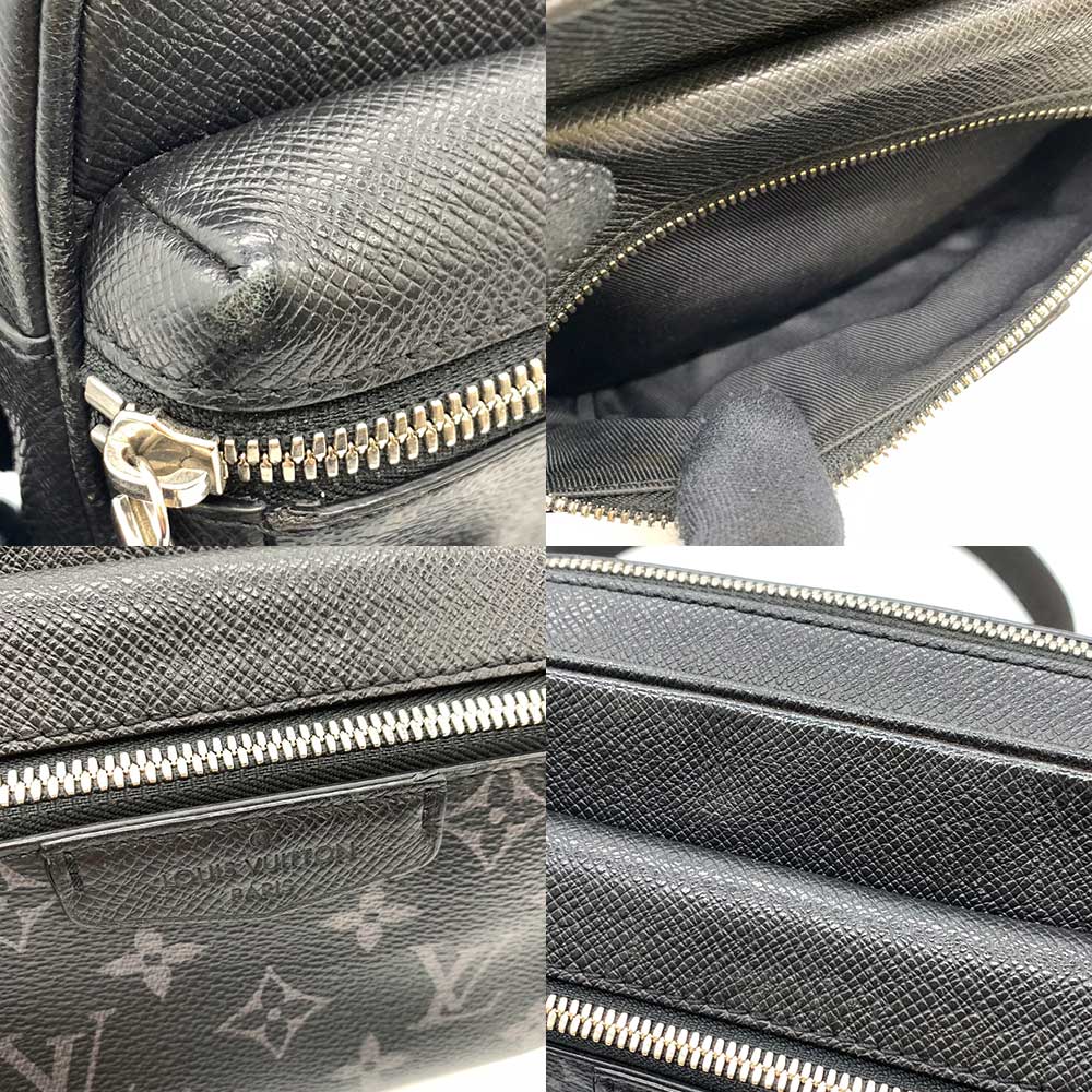 Louis Vuitton Outdoor Bum Bag Black PVC Leather