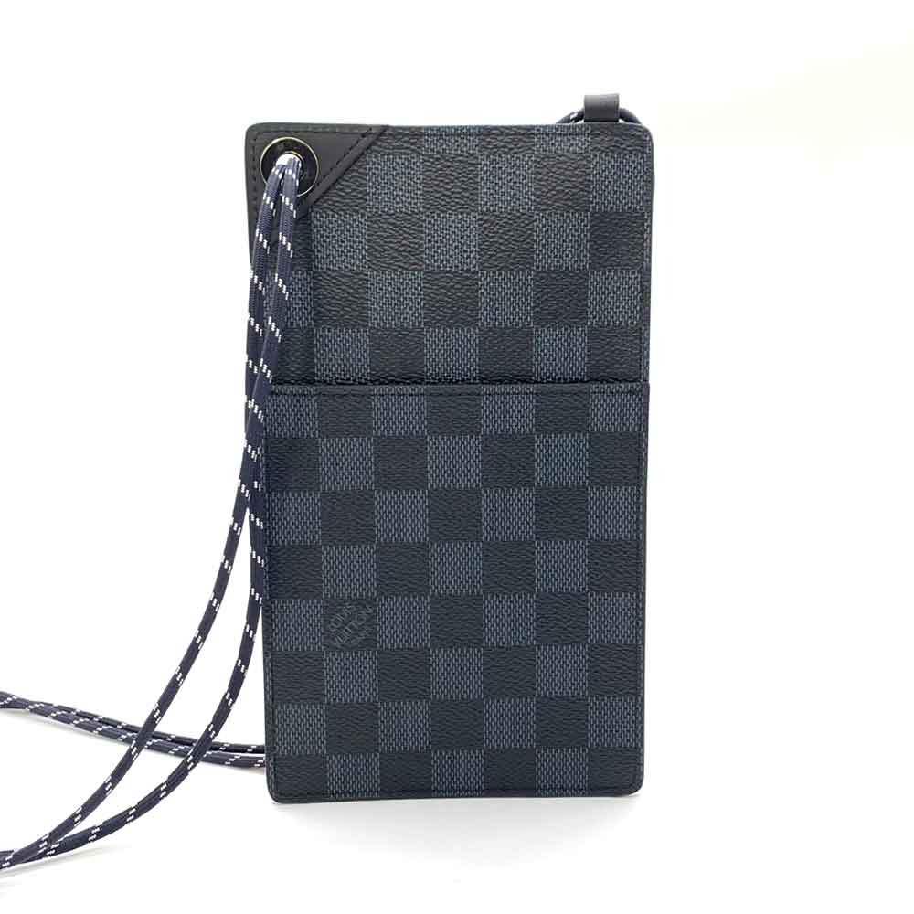 Louis Vuitton Damier Cobalt Phone Pouch N41630