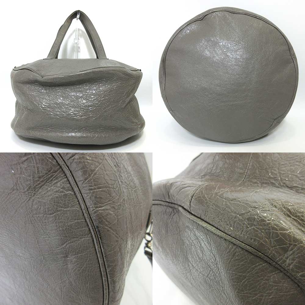 Balenciaga Leather Air Hobo Boston Bag