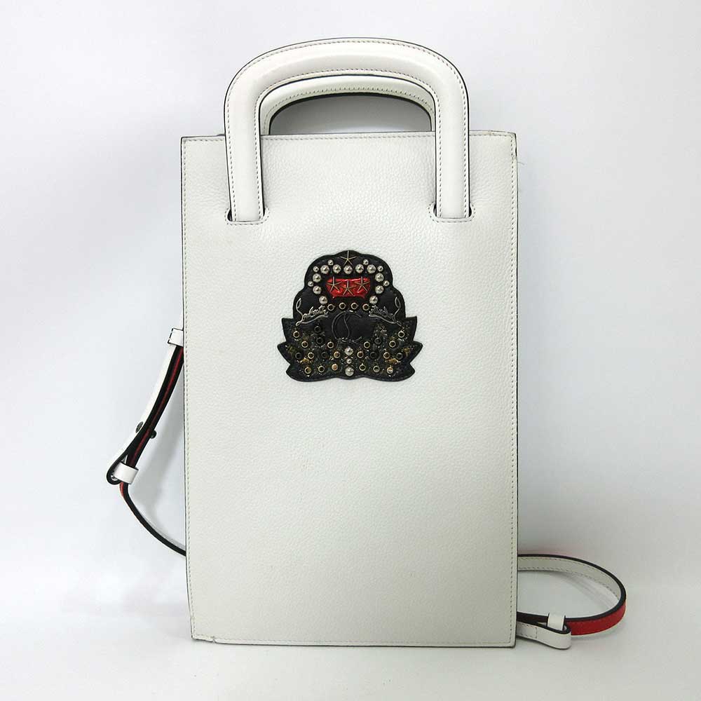 Christian Louboutin Trick Track Small Leather Bag