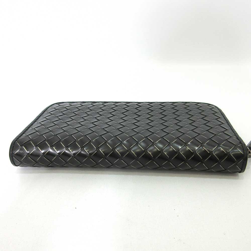 Bottega Veneta Black Leather Wallet