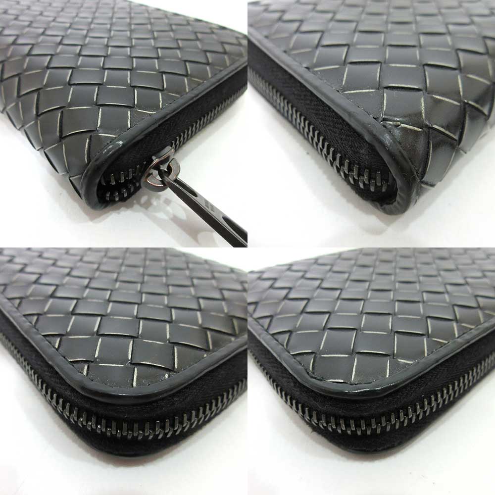 Bottega Veneta Black Leather Wallet