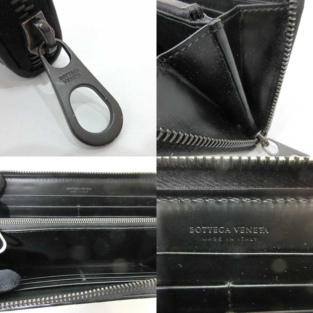 Bottega Veneta Black Leather Wallet