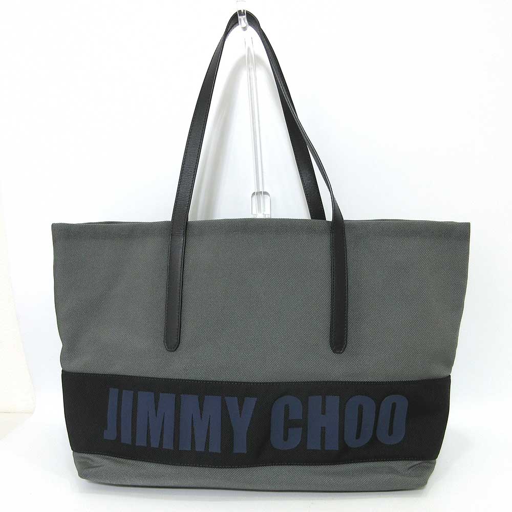 Jimmy Choo Nylon Leather Tote Bag in Very Good Condition