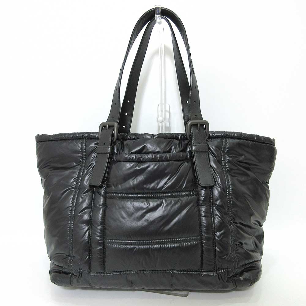 Bottega Veneta Nylon Leather Spinnaker Tote Bag in Very Good Condition