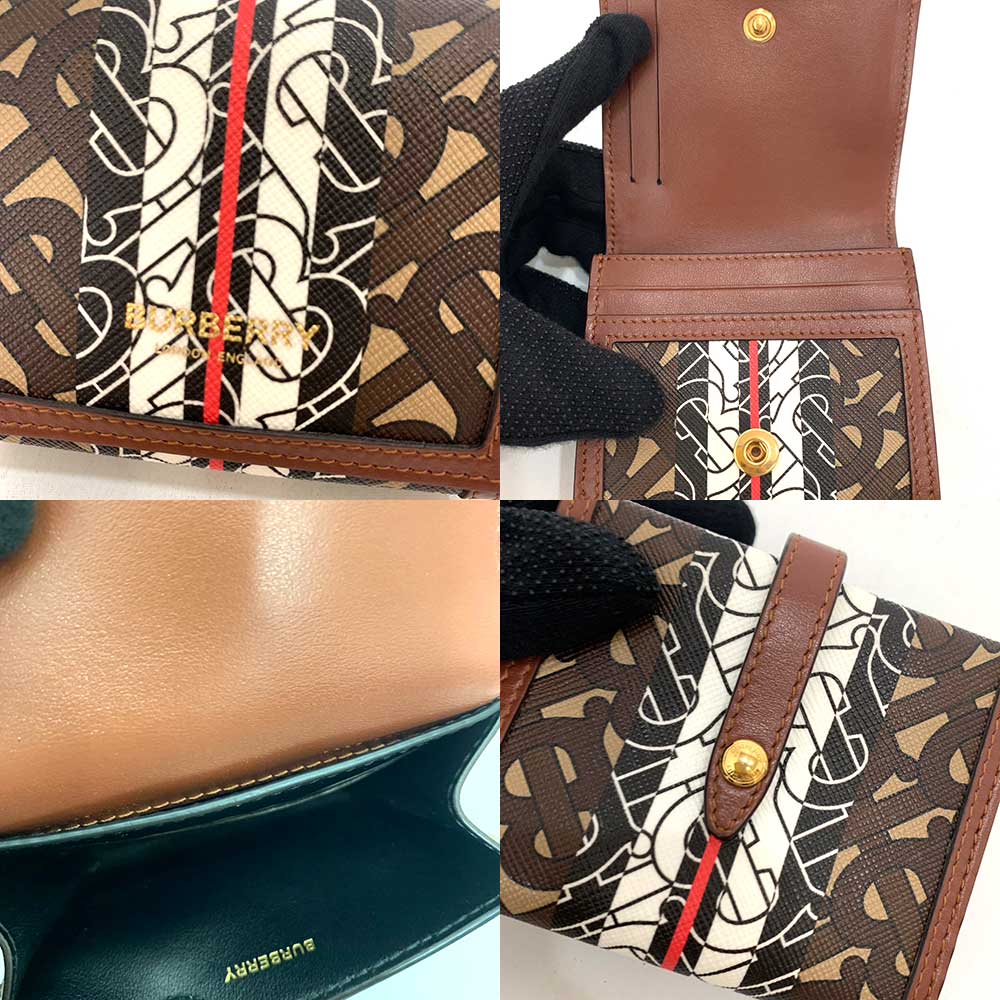 Burberry Luna Mini Wallet PVC Leather in Great Condition