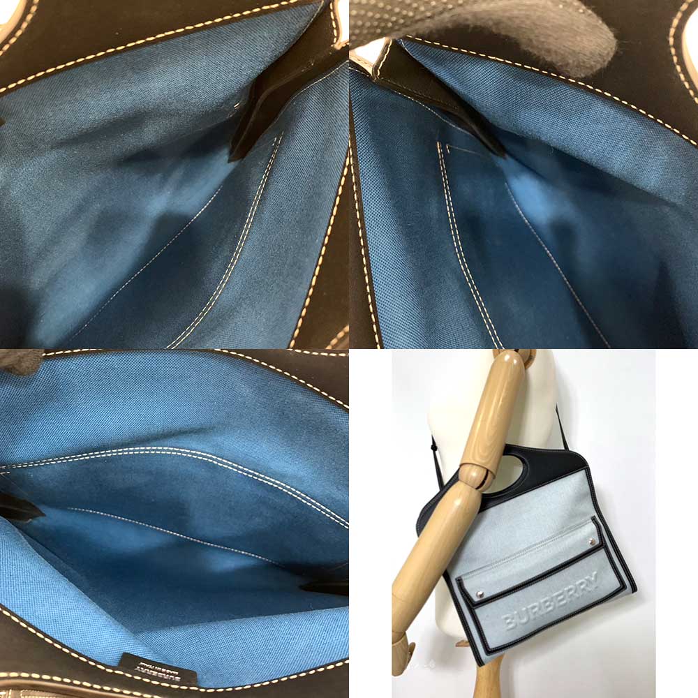 Burberry Canvas Leather 2way Shoulder Bag