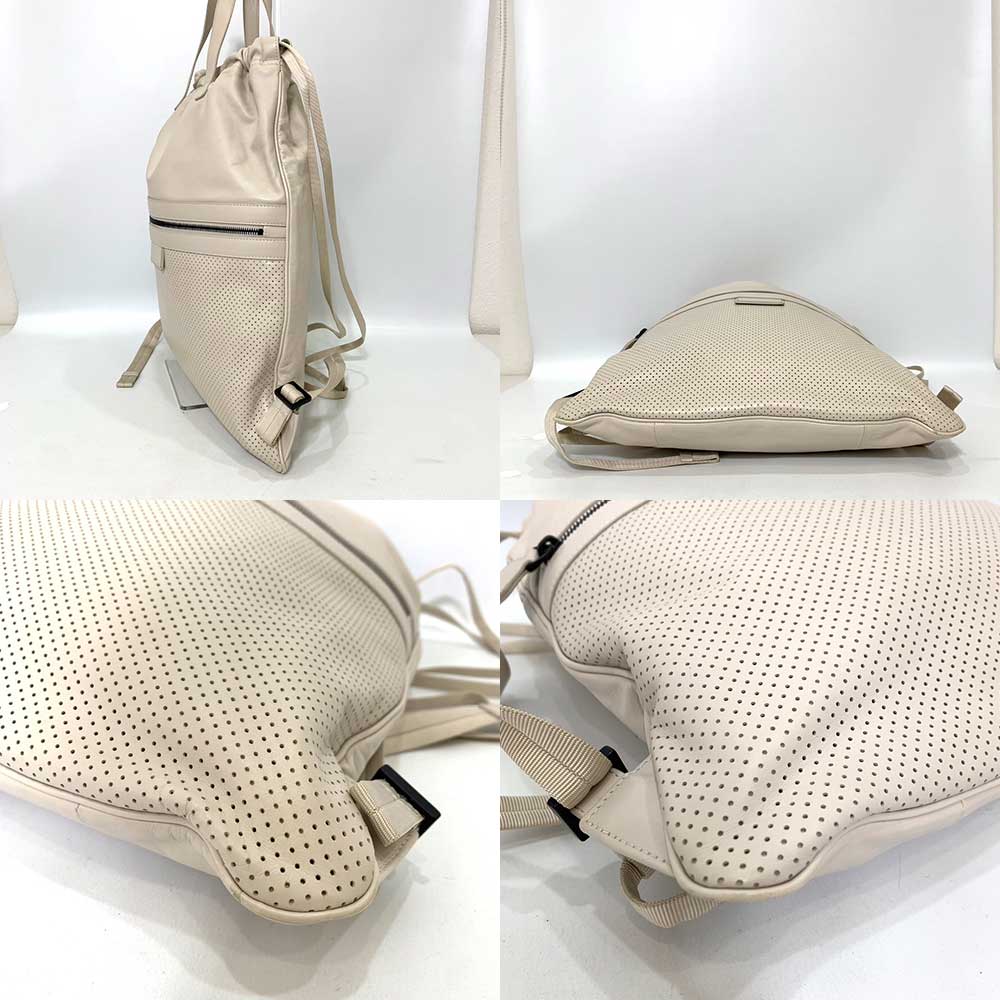 Bottega Veneta Leather Leggero Backpack 567222 in Very Good Condition